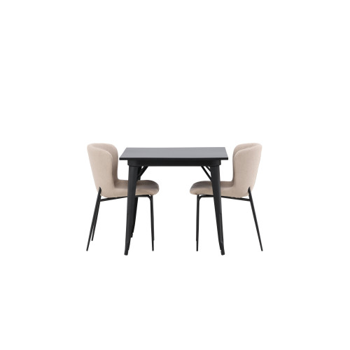 Venture Home Tempe Matbord med Modesto Stolarna