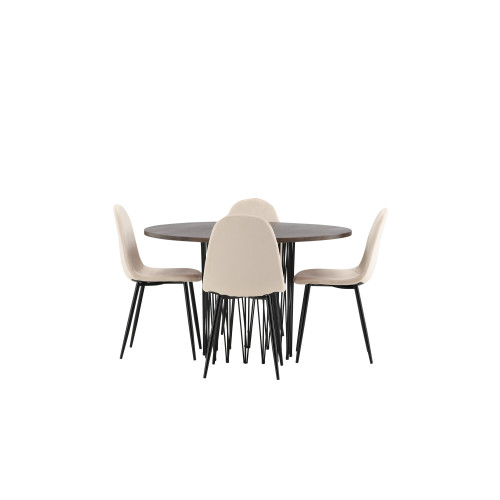 Venture Home Stone Matbord med Polar Stolarna