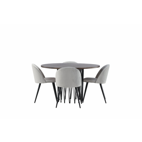 Venture Home Stone Matbord med Velvet Stolarna