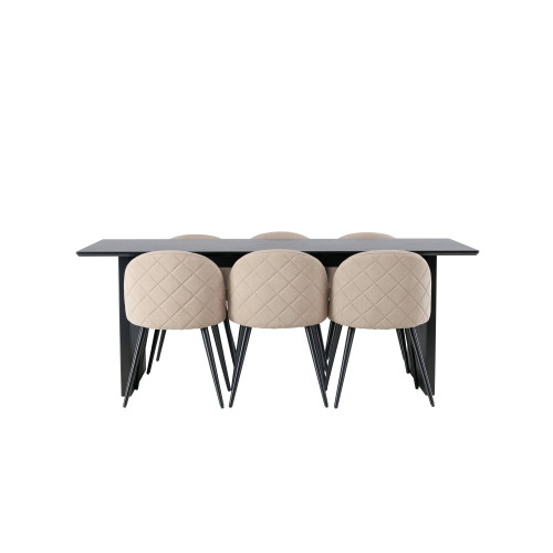 Venture Home Vail Matbord med Velvet Stolarna