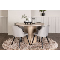 Produktbild för Olivia Matbord med Velvet Stolarna
