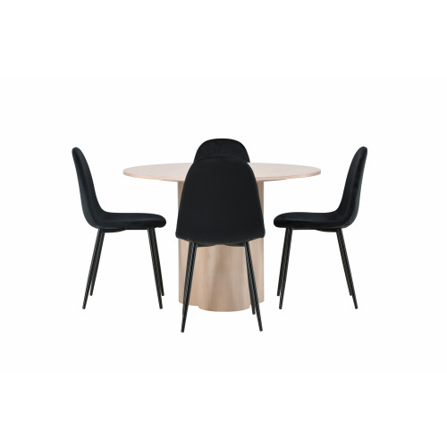 Venture Home Olivia Matbord med Polar Stolarna