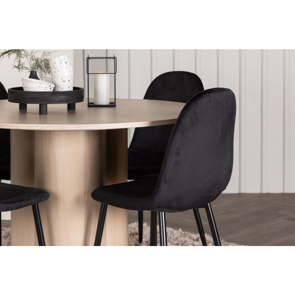 Produktbild för Olivia Matbord med Polar Stolarna