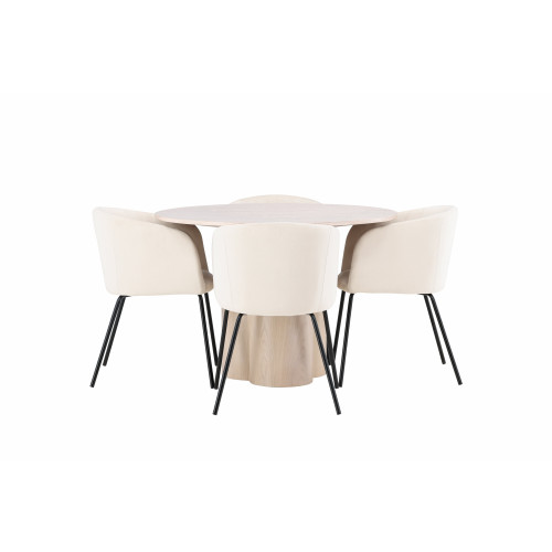 Venture Home Olivia Matbord med Berit Stolarna