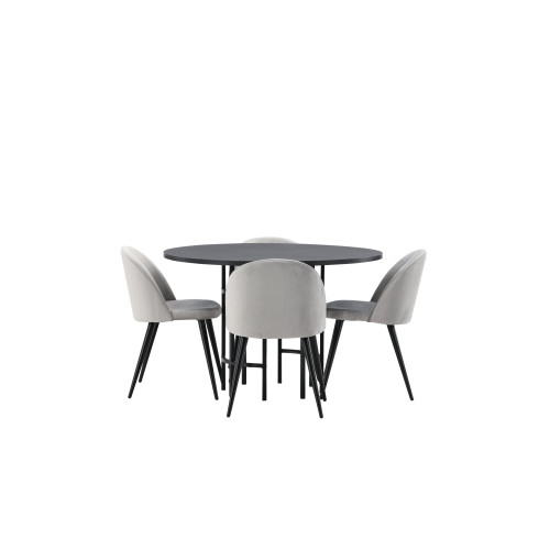 Venture Home Copenhagen Matbord med Velvet Stolarna