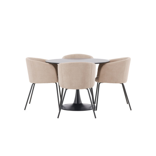 Venture Home Glade Matbord med Berit Stolarna