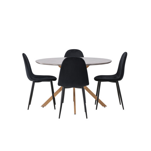 Venture Home Piazza Matbord med Polar Stolarna