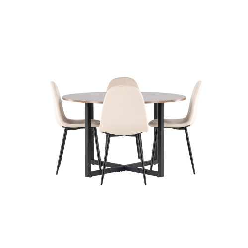 Venture Home Durango Matbord med Polar Stolarna