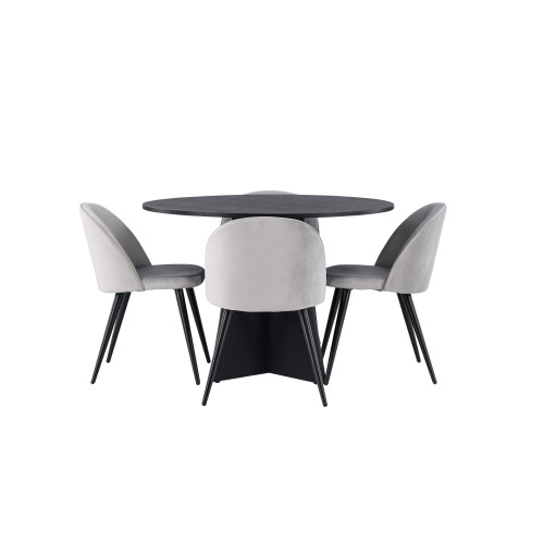 Venture Home Bootcut Matbord med Velvet Stolarna