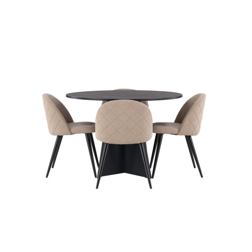 Venture Home Bootcut Matbord med Velvet Stolarna