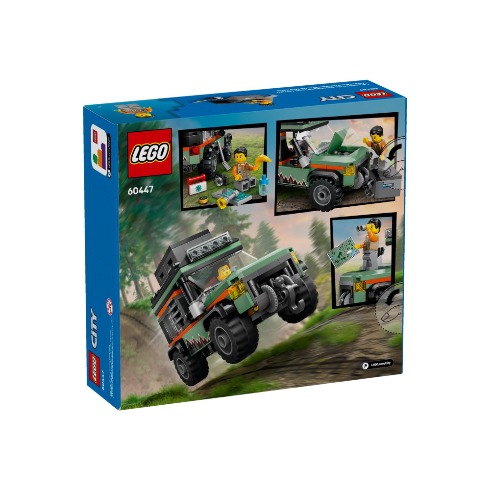 Produktbild för LEGO City 60447 - Off-Road 4x4 Bergslastbil - byggsats