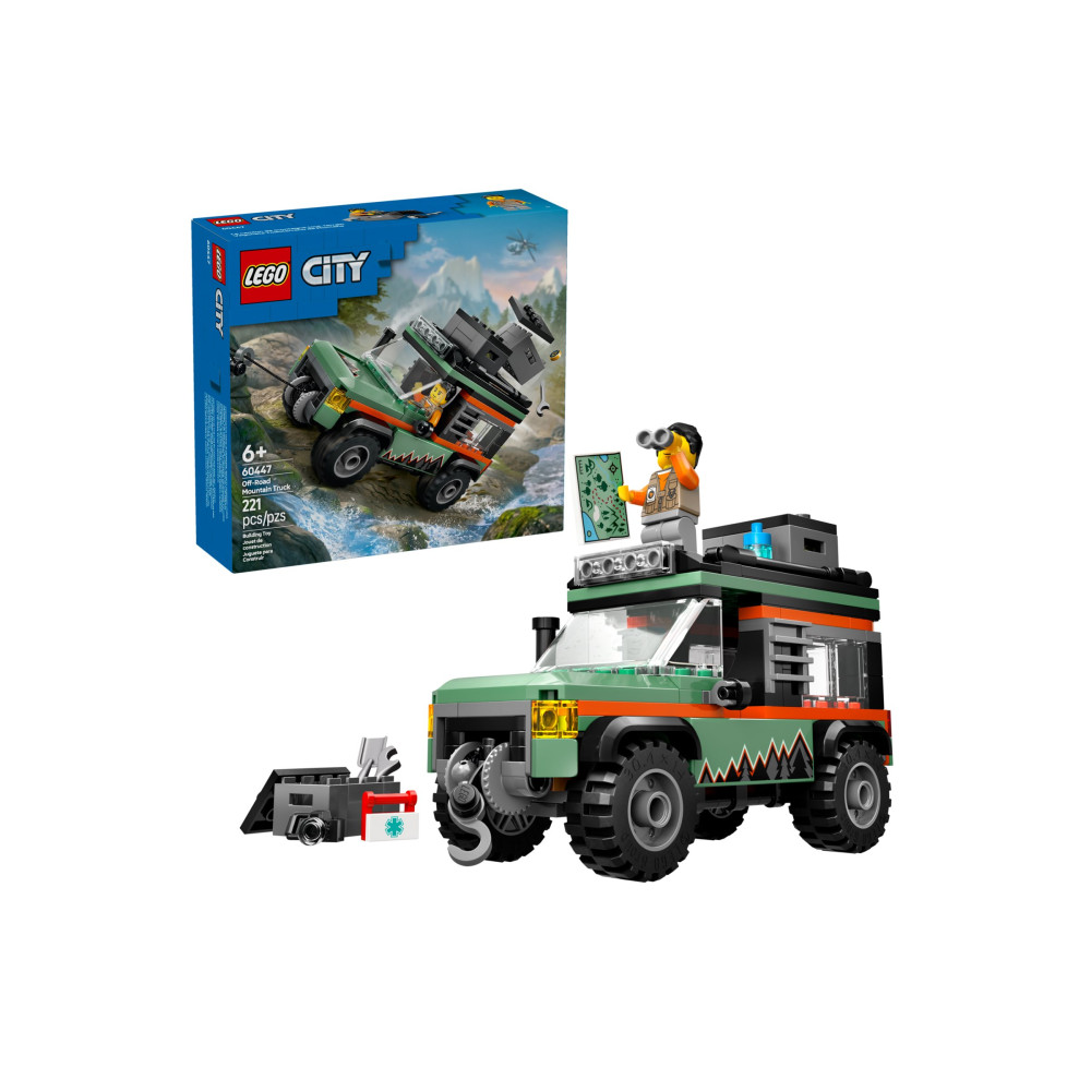 Produktbild för LEGO City 60447 - Off-Road 4x4 Bergslastbil - byggsats