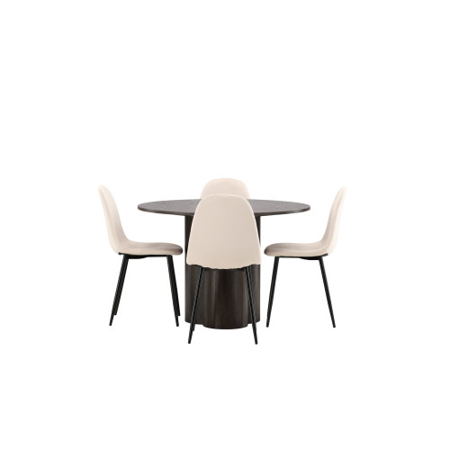 Venture Home Olivia Matbord med Polar Stolarna