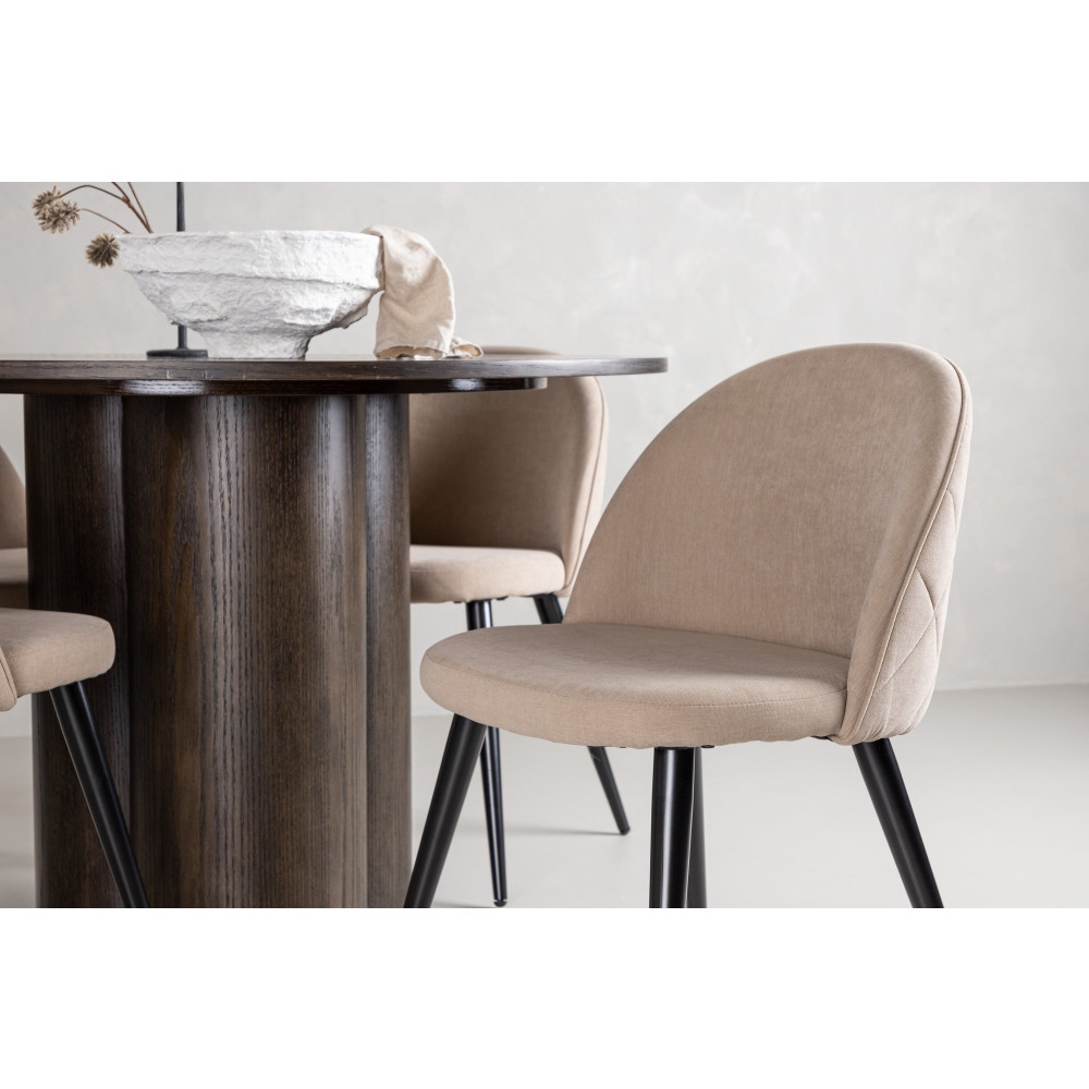 Produktbild för Olivia Matbord med Velvet Stolarna