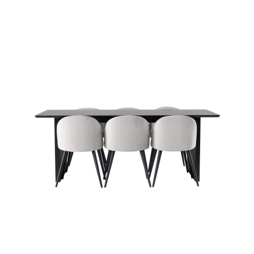Venture Home Vail Matbord med Velvet Stolarna