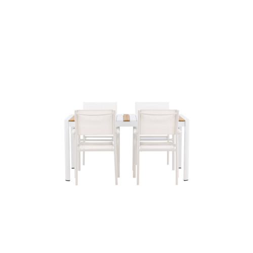 Venture Home Togo Matbord med Santorini Stolarna