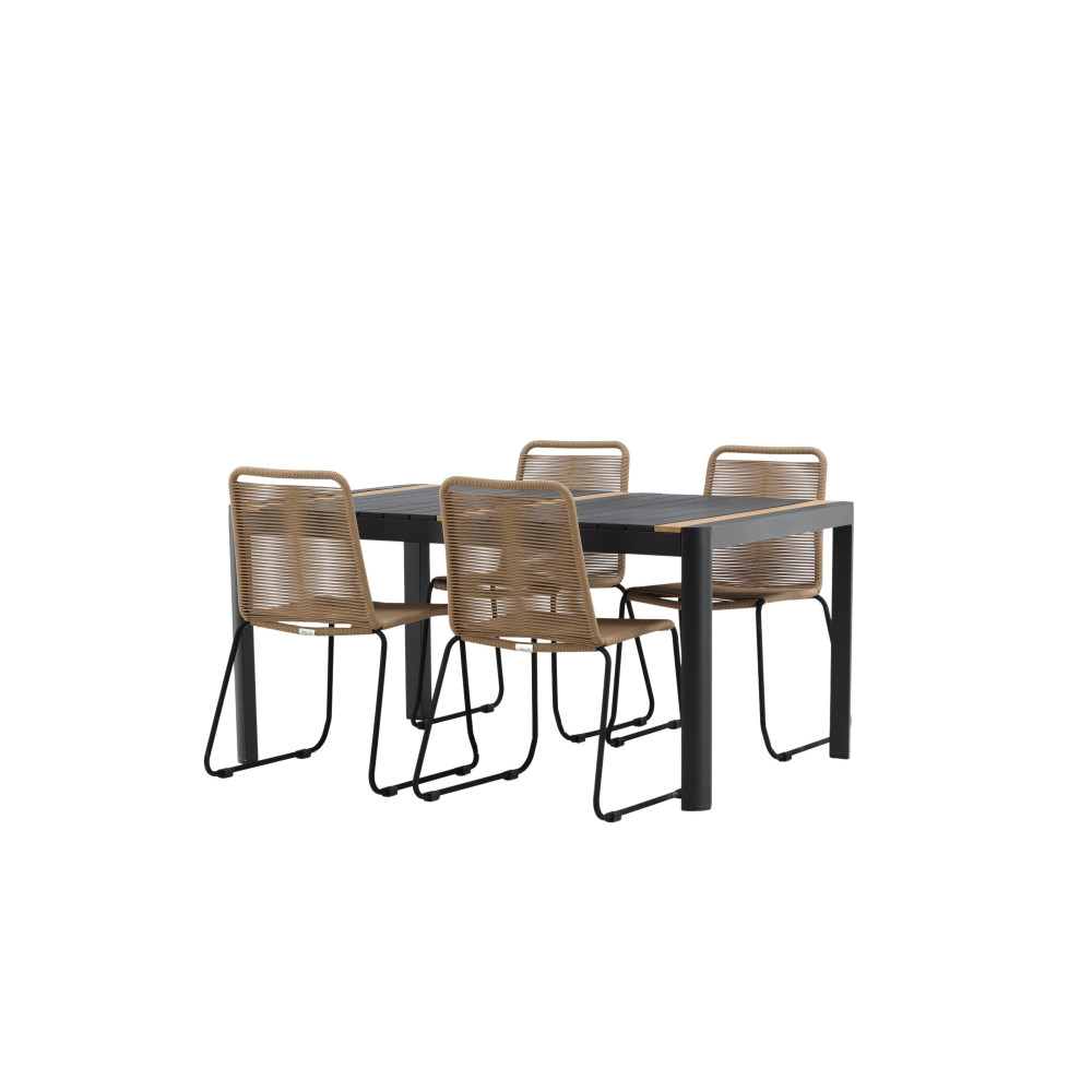 Produktbild för Togo Matbord med Lindos Stolarna