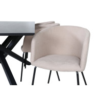 Produktbild för Piazza Matbord med Berit Stolarna