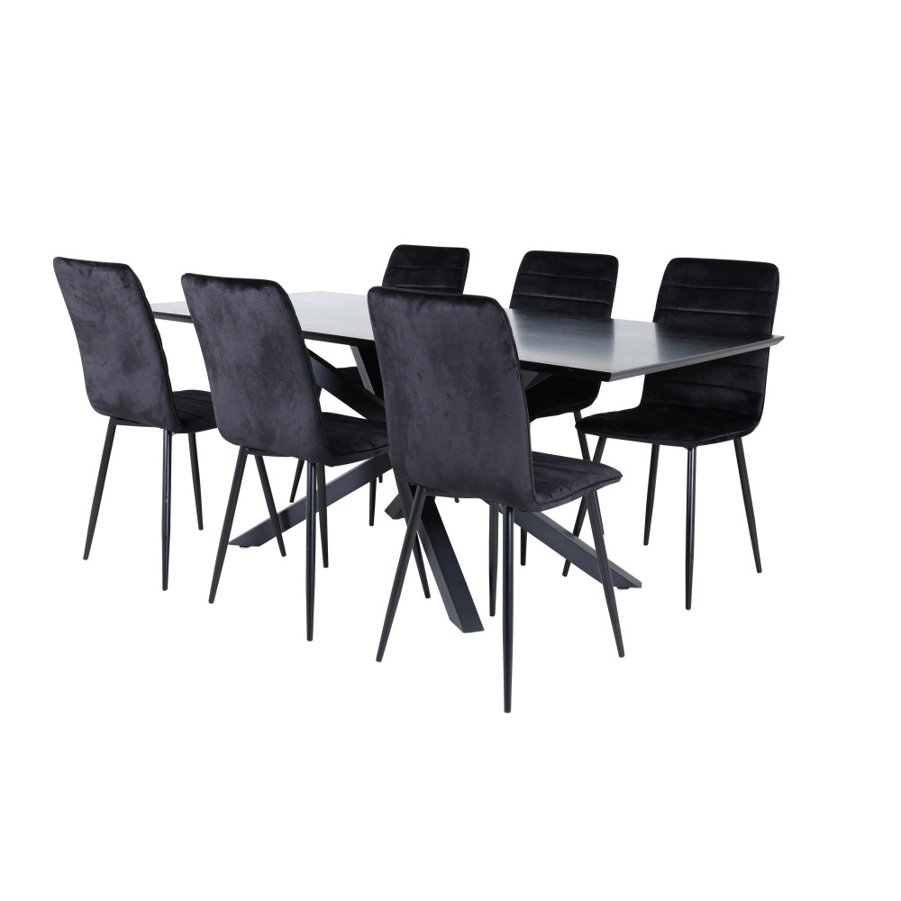 Produktbild för Piazza Matbord med Windu Stolarna
