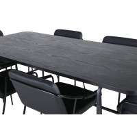 Produktbild för Uno Matbord med Tvist Stolarna