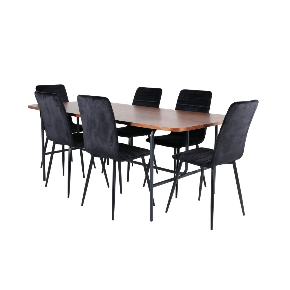 Produktbild för Uno Matbord med Windu Stolarna