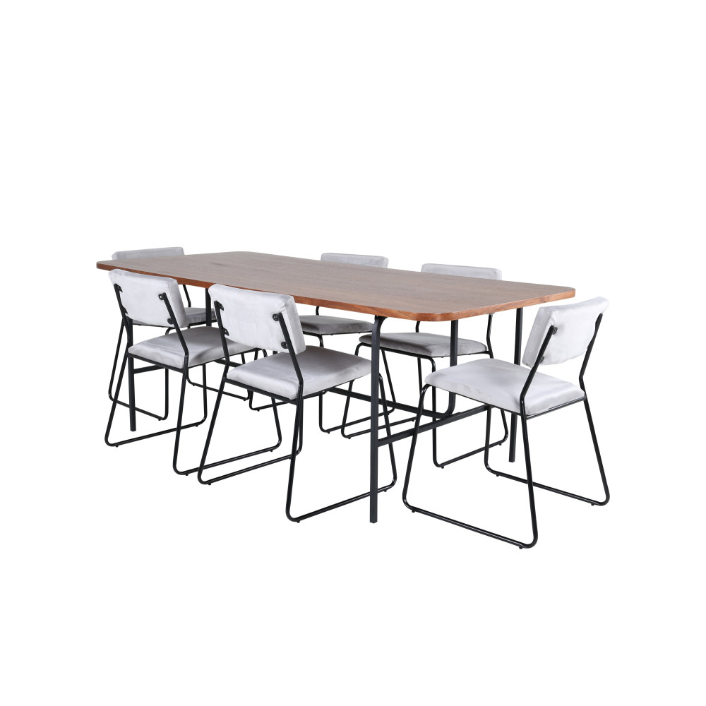 Produktbild för Uno Matbord med Kenth Stolarna