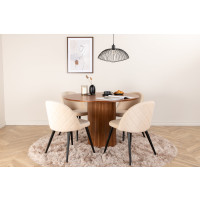 Produktbild för Bianca Matbord med Velvet Stolarna