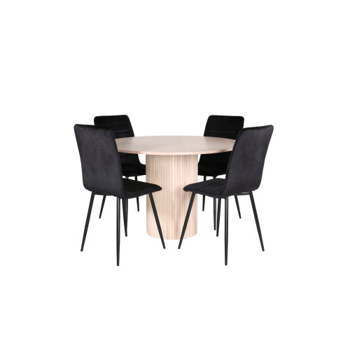 Venture Home Bianca Matbord med Windu Stolarna