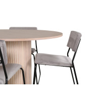 Produktbild för Bianca Matbord med Kenth Stolarna