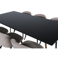 Produktbild för Petra Matbord med Velvet Stolarna