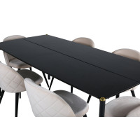 Produktbild för Pelle Matbord med Velvet Stolarna