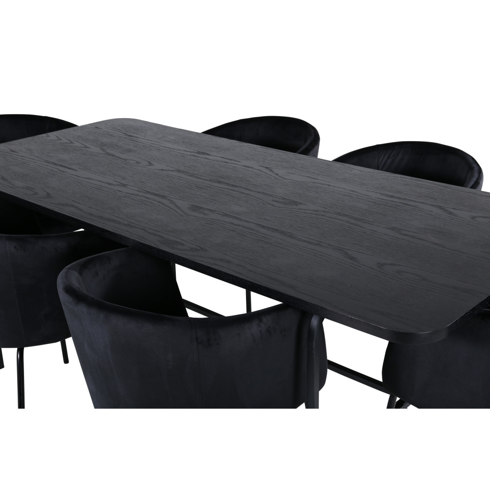 Produktbild för Uno Matbord med Berit Stolarna
