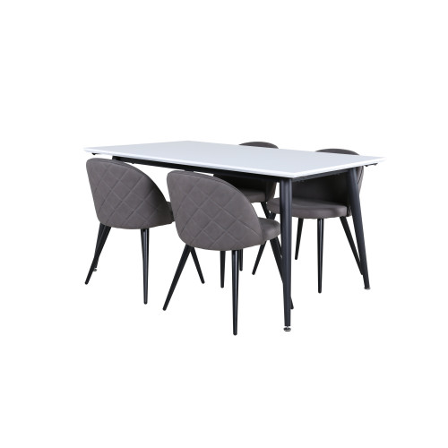 Venture Home Jimmy Matbord med Velvet Stolarna