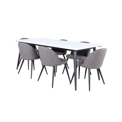 Venture Home Jimmy Matbord med Velvet Stolarna