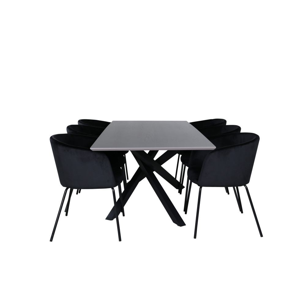 Produktbild för Piazza Matbord med Berit Stolarna