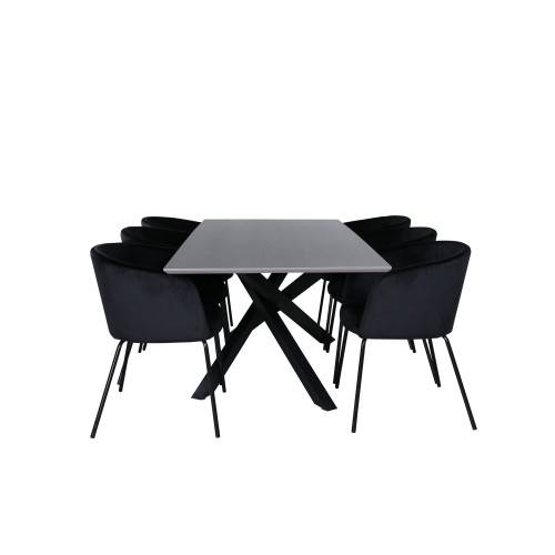 Venture Home Piazza Matbord med Berit Stolarna