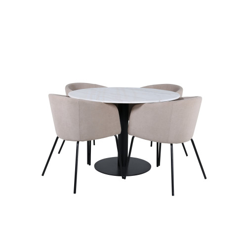Venture Home Estelle Matbord med Berit Stolarna