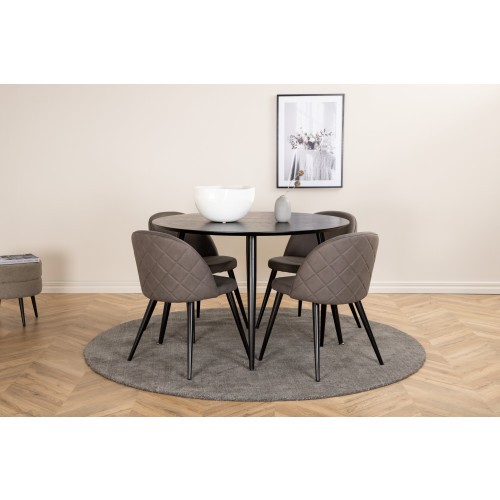 Venture Home Matgrupp Dipp med stolarna Velvet