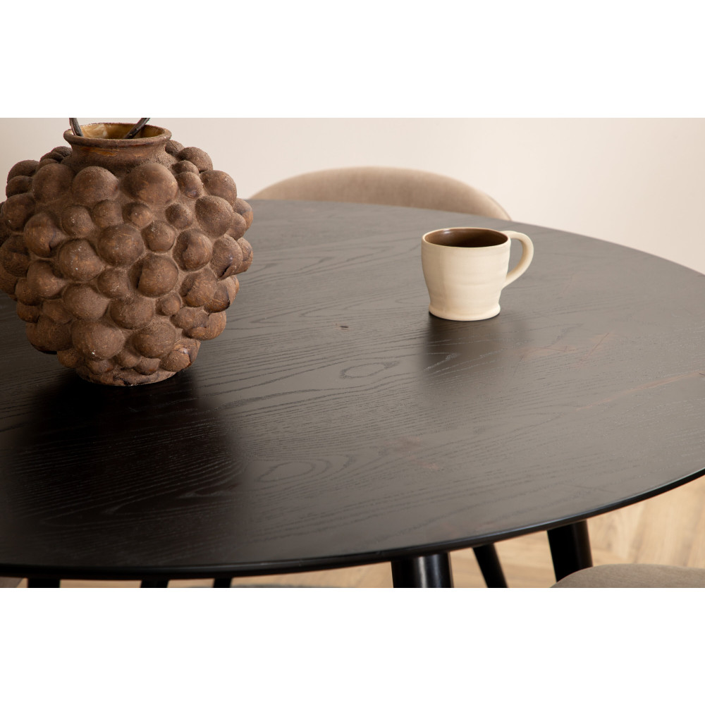 Produktbild för Dipp Matbord med Velvet Stolarna
