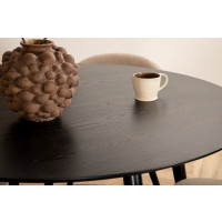 Produktbild för Dipp Matbord med Velvet Stolarna