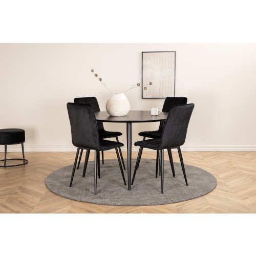 Venture Home Dipp Matbord med Windu Stolarna
