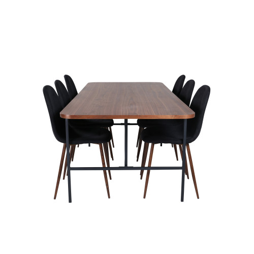 Venture Home Uno Matbord med Polar Stolarna