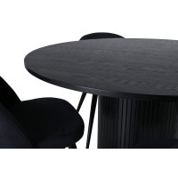 Produktbild för Bianca Matbord med Velvet Stolarna