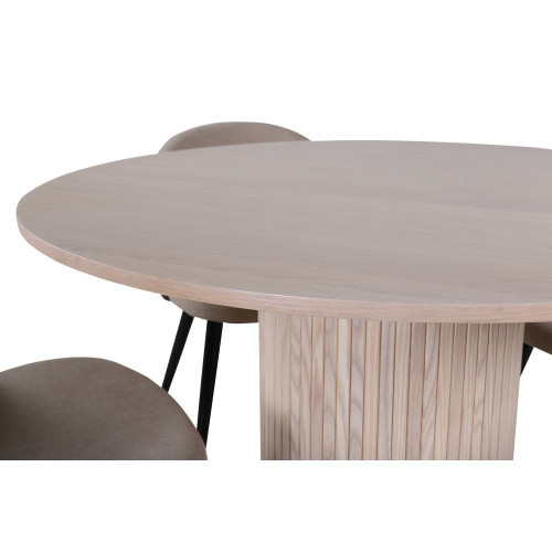 Venture Home Bianca Matbord med Velvet Stolarna
