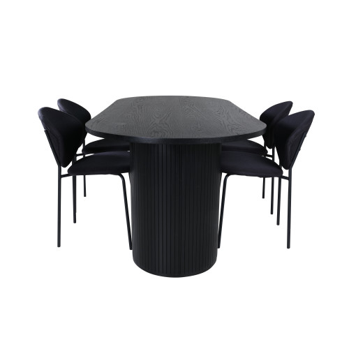 Venture Home Bianca Matbord med Vault Stolarna