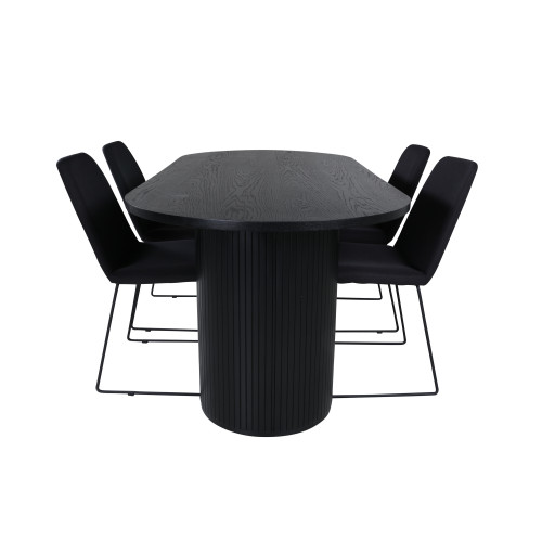 Venture Home Bianca Matbord med Muce Stolarna