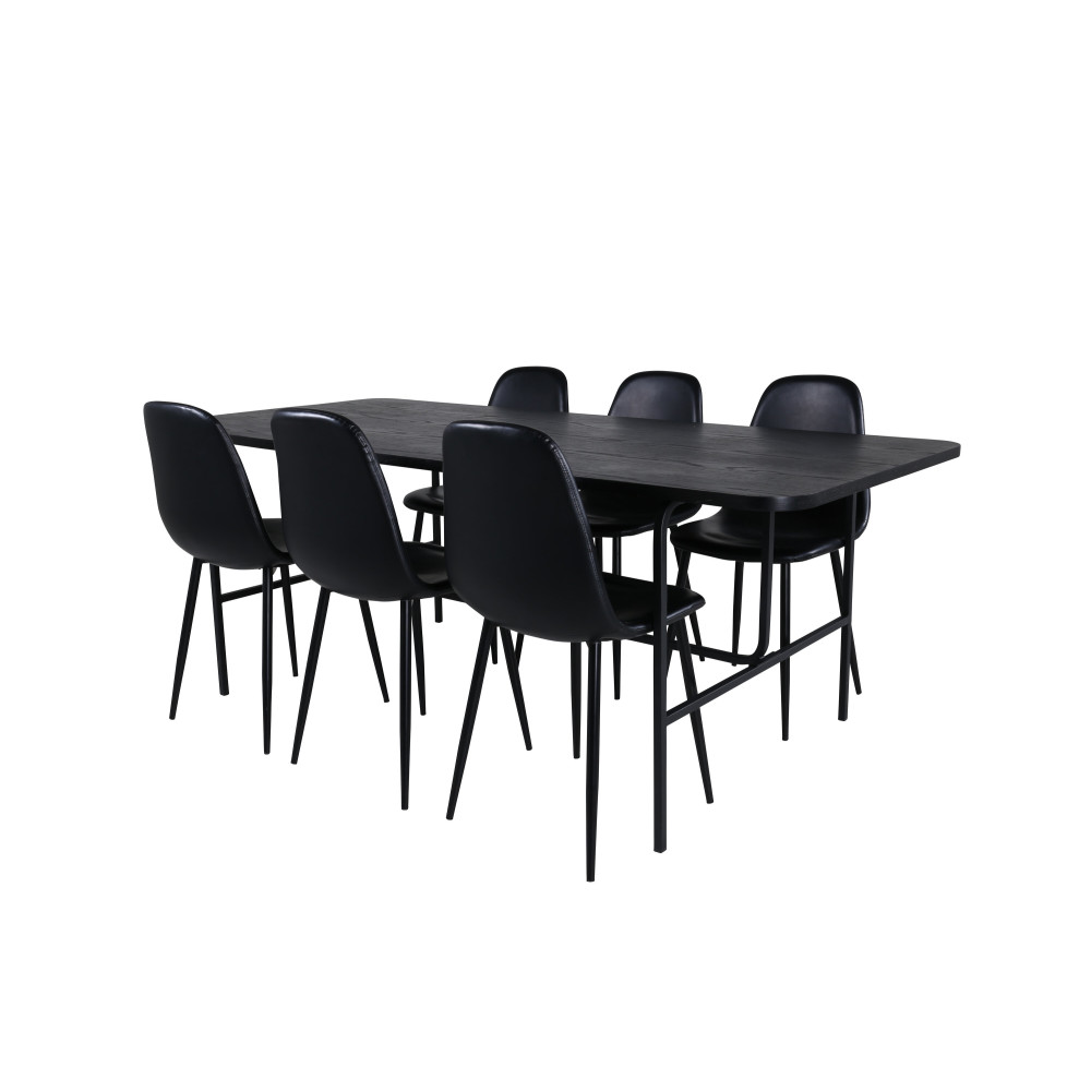 Produktbild för Uno Matbord med Polar Stolarna