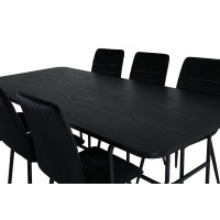 Produktbild för Uno Matbord med Windu Stolarna