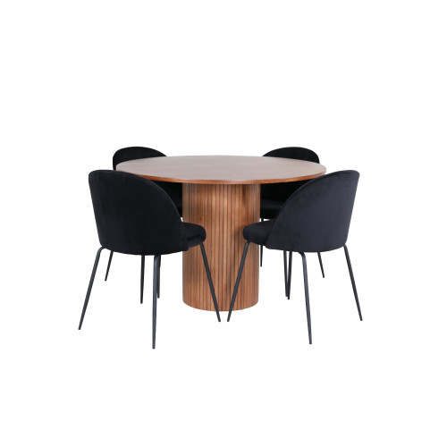 Venture Home Bianca Matbord med Wrinkles Stolarna
