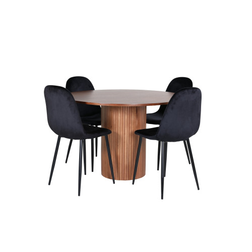 Venture Home Bianca Matbord med Polar Stolarna